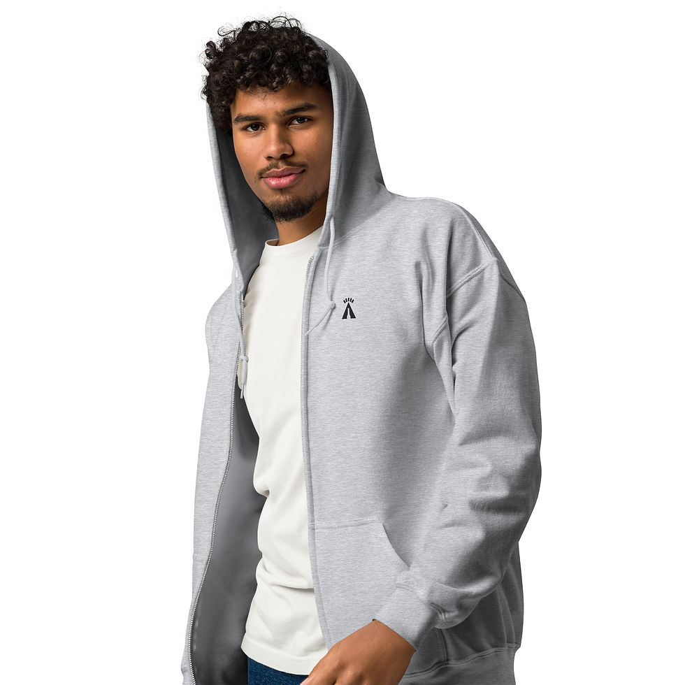 Miniaturbild: Unisex Heavy-Blend Zip Hoodie Fächerbräu