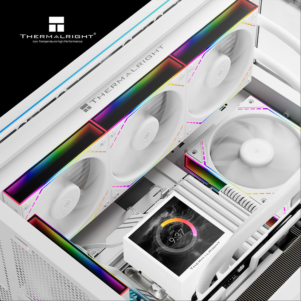 الصورة المصغرة: Thermal Cooler Peerless Vision 360 RGB (White)
