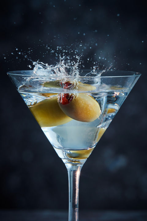 martini drink styling
