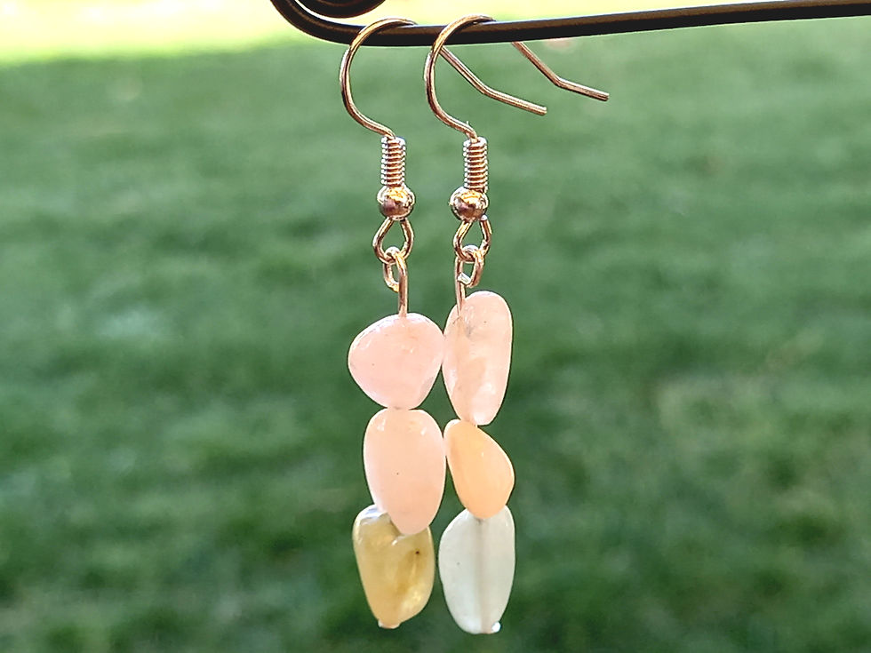 Beryl Crystal Steel Earrings