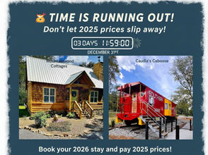 Beat the Clock: Lock in 2025 Rates for Your 2026 Adventure! 🌲✨