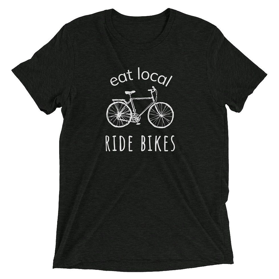 Thumbnail: Eat Local Ride Bikes - Unisex Short sleeve t-shirt