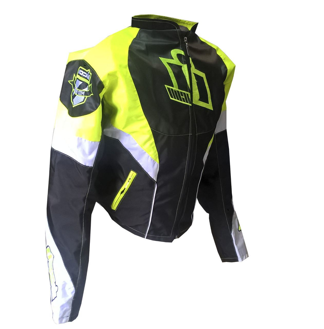 chaqueta para motociclismo verde