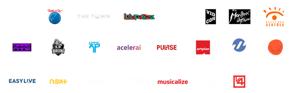Logos das empresas do Grupo Dreamers