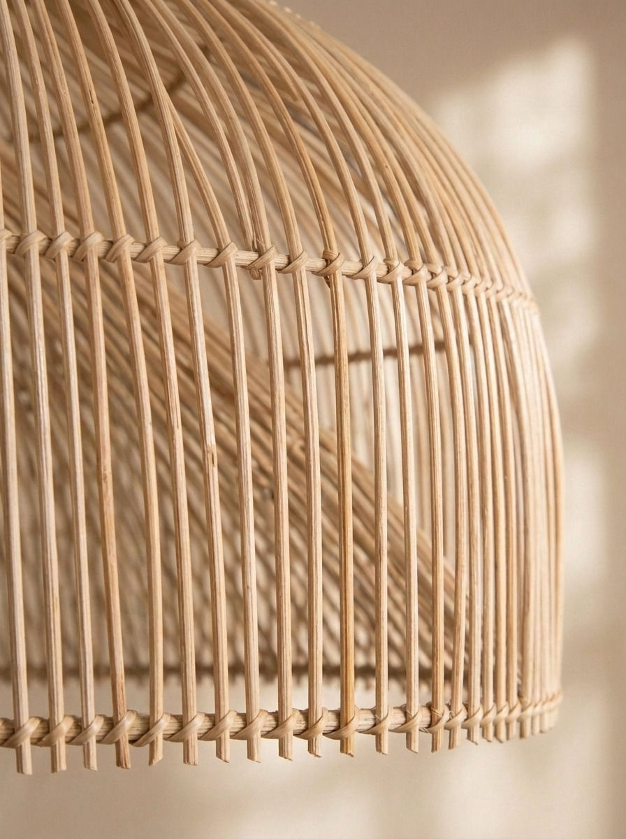 SANTORINI RATTAN LAMP - Bespoke furniture - Detail view