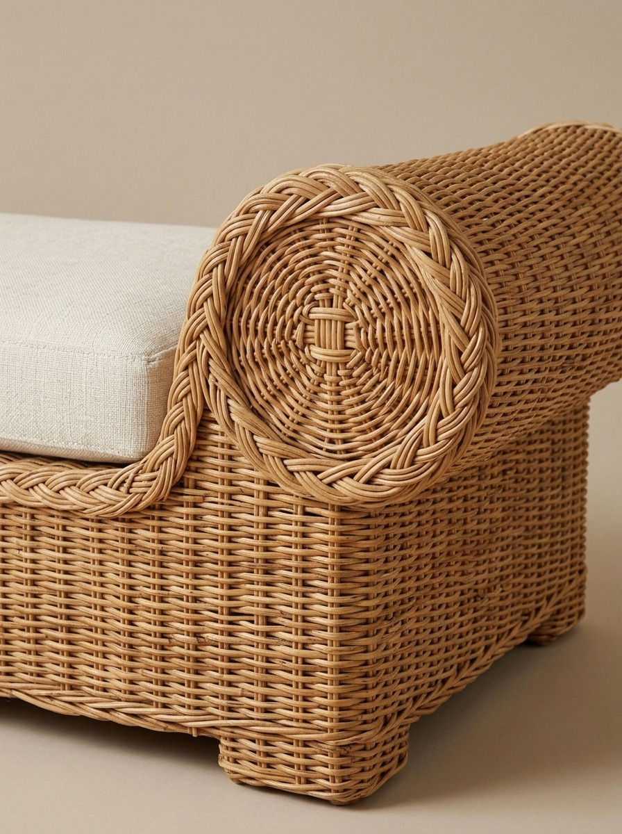VEYA RATTAN DAYBED - Bespoke furniture - Detail view 1