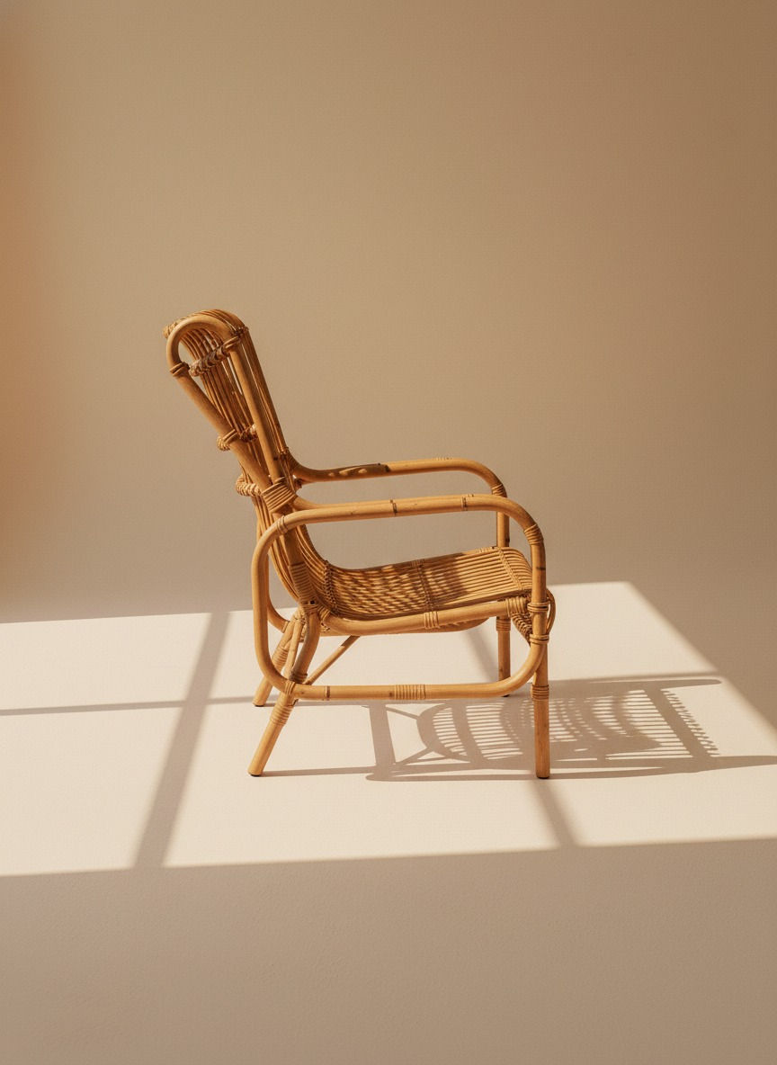 SIAM RATTAN CHAIR - Bespoke furniture - Lateral view