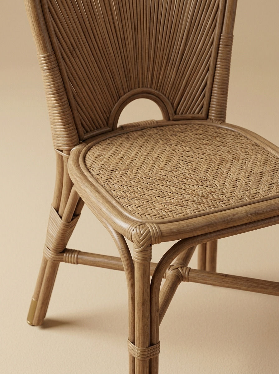 AXIS RATTAN CHAIR - Bespoke furniture - Detail view