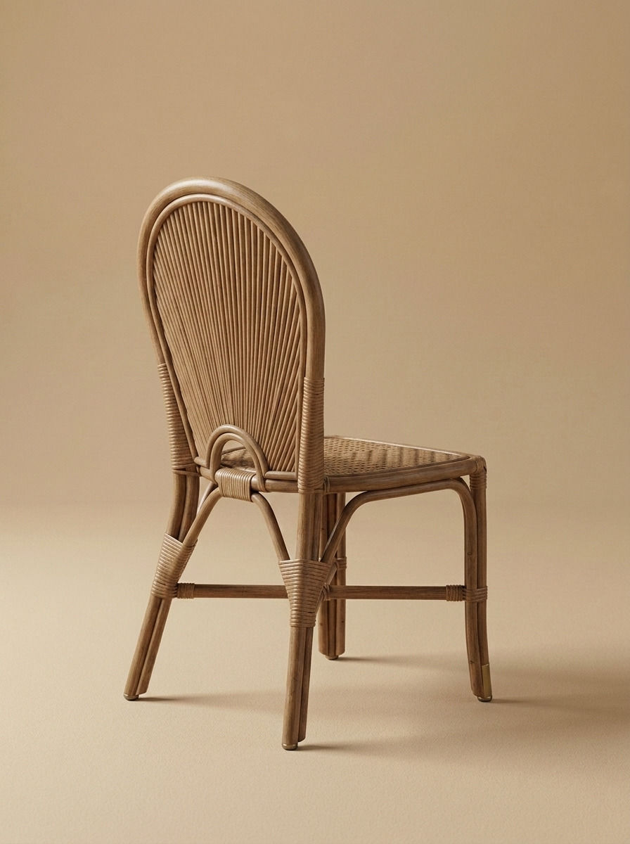 AXIS RATTAN CHAIR - Bespoke furniture - Back view