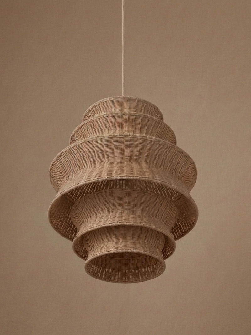 APEX RATTAN LAMP - Bespoke furniture - Low angle view