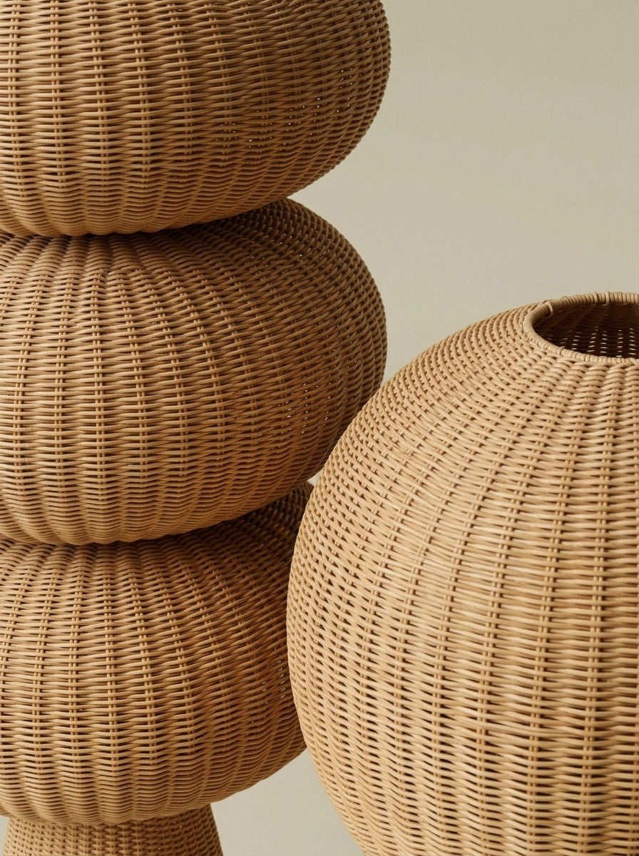 VESPER RATTAN LAMPS - Bespoke furniture - Detail view
