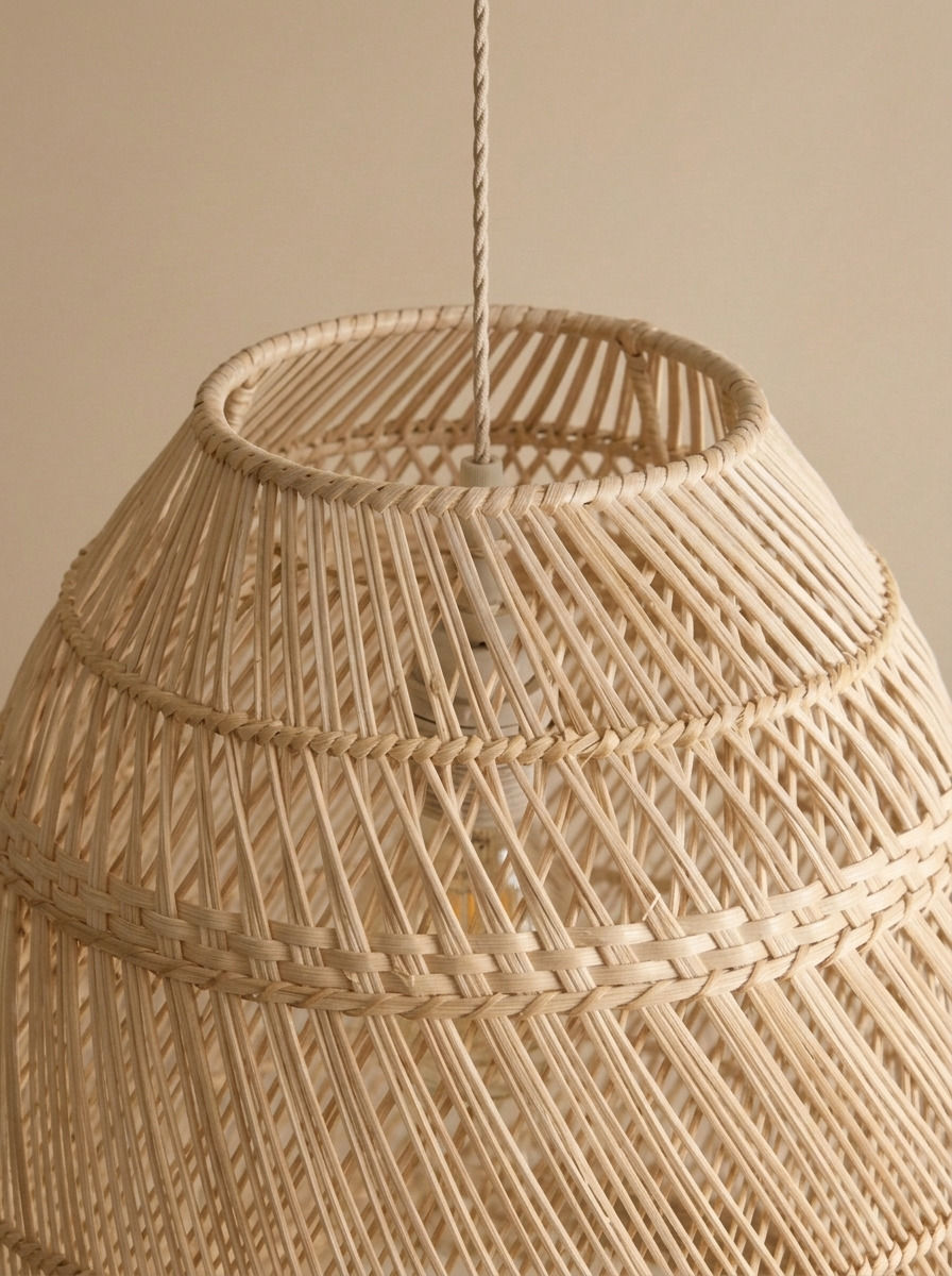 BURMA RATTAN LAMP - Bespoke furniture - Detail view