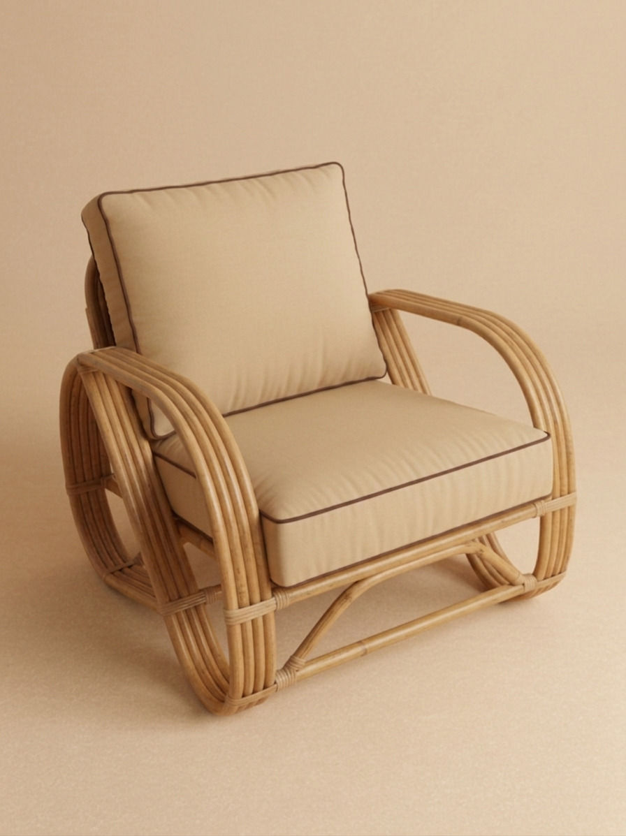ZOAR RATTAN CHAIR - Bespoke furniture - High angle view