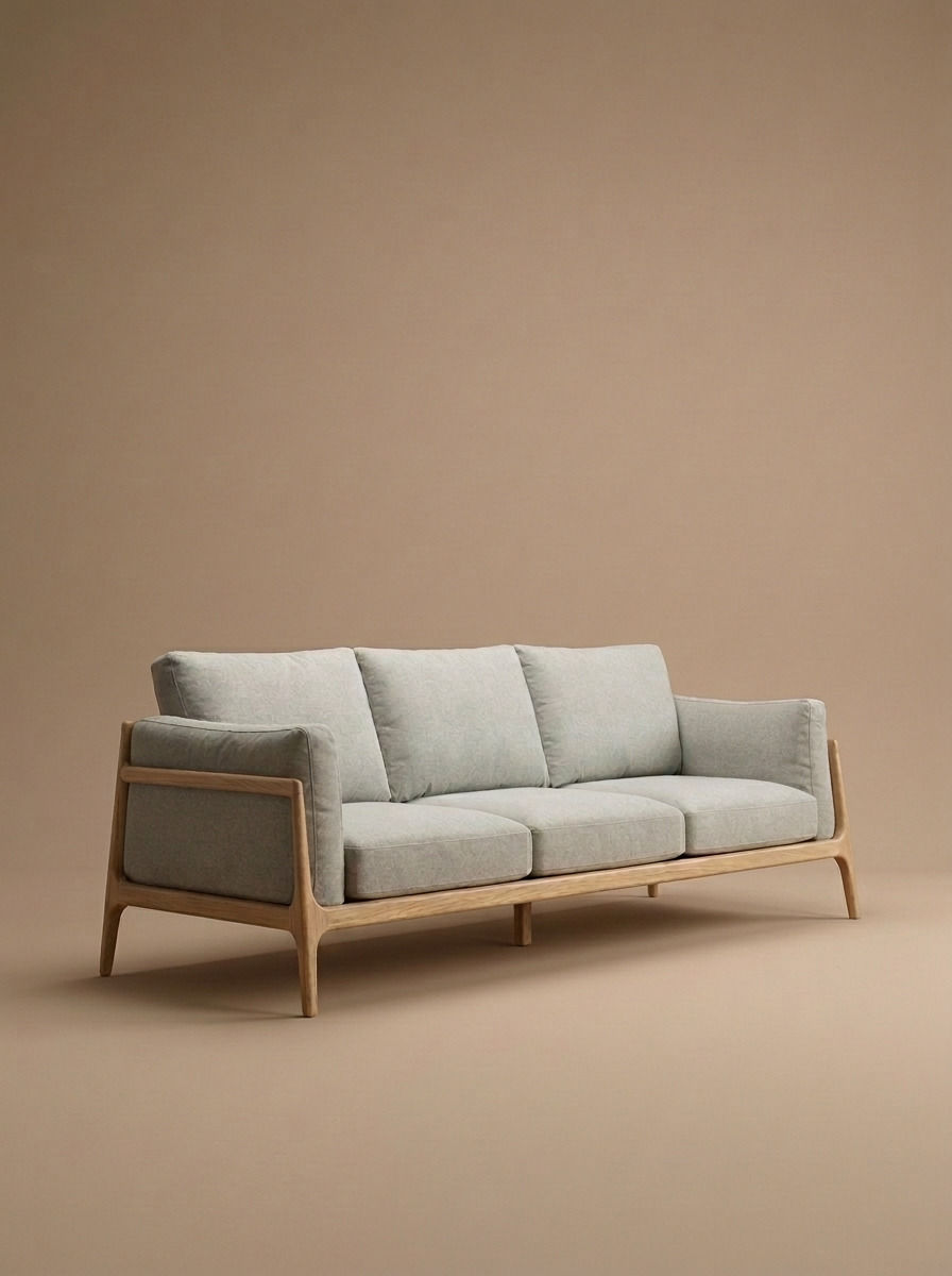 INARA WOOD SOFA - Bespoke furnitue - Main view