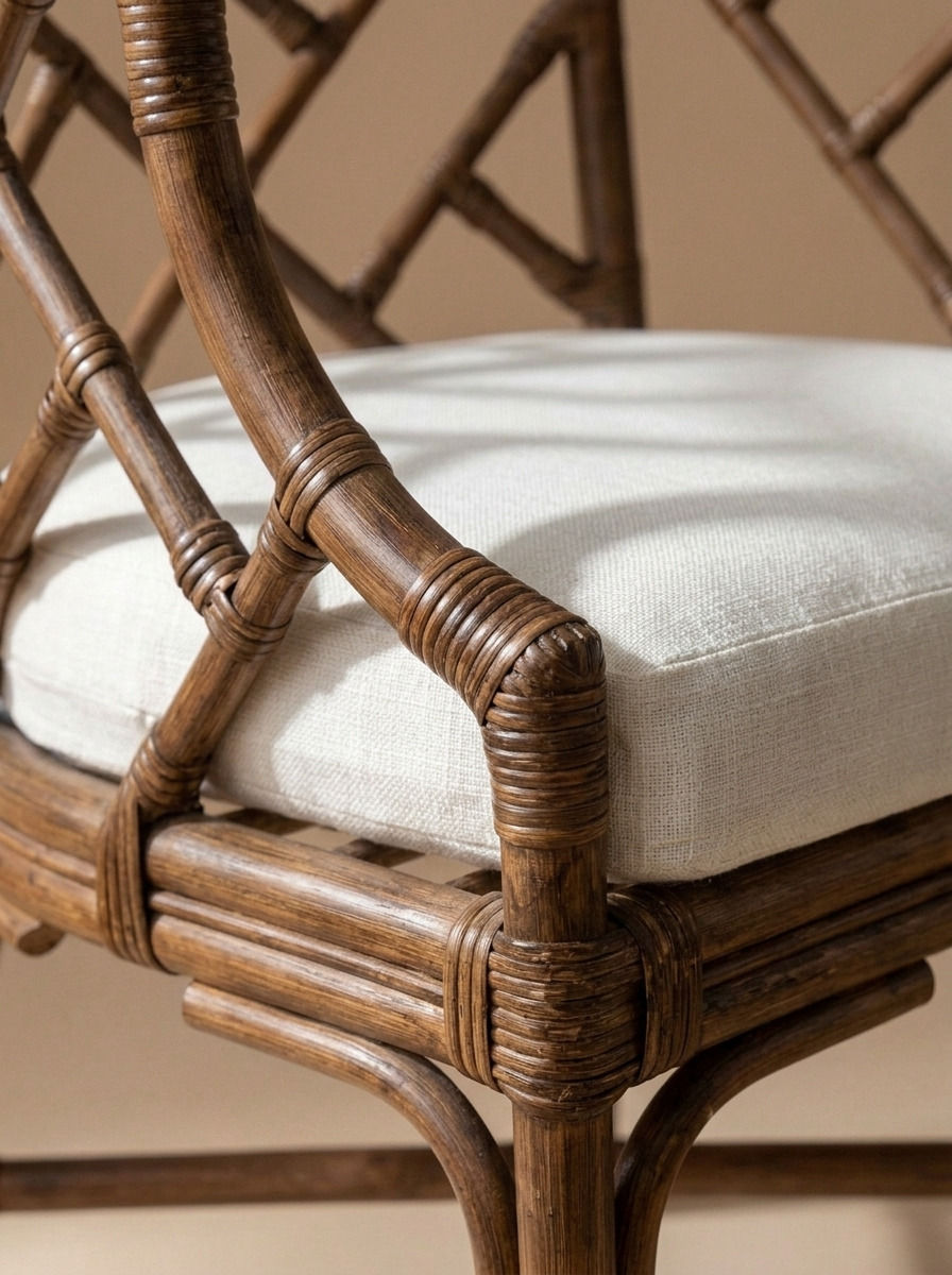 LEAF RATTAN CHAIR - Bespoke furniture - Detail view