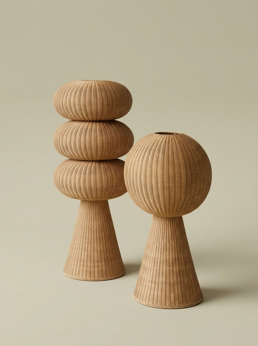 VESPER RATTAN LAMPS - Bespoke furniture - Main view