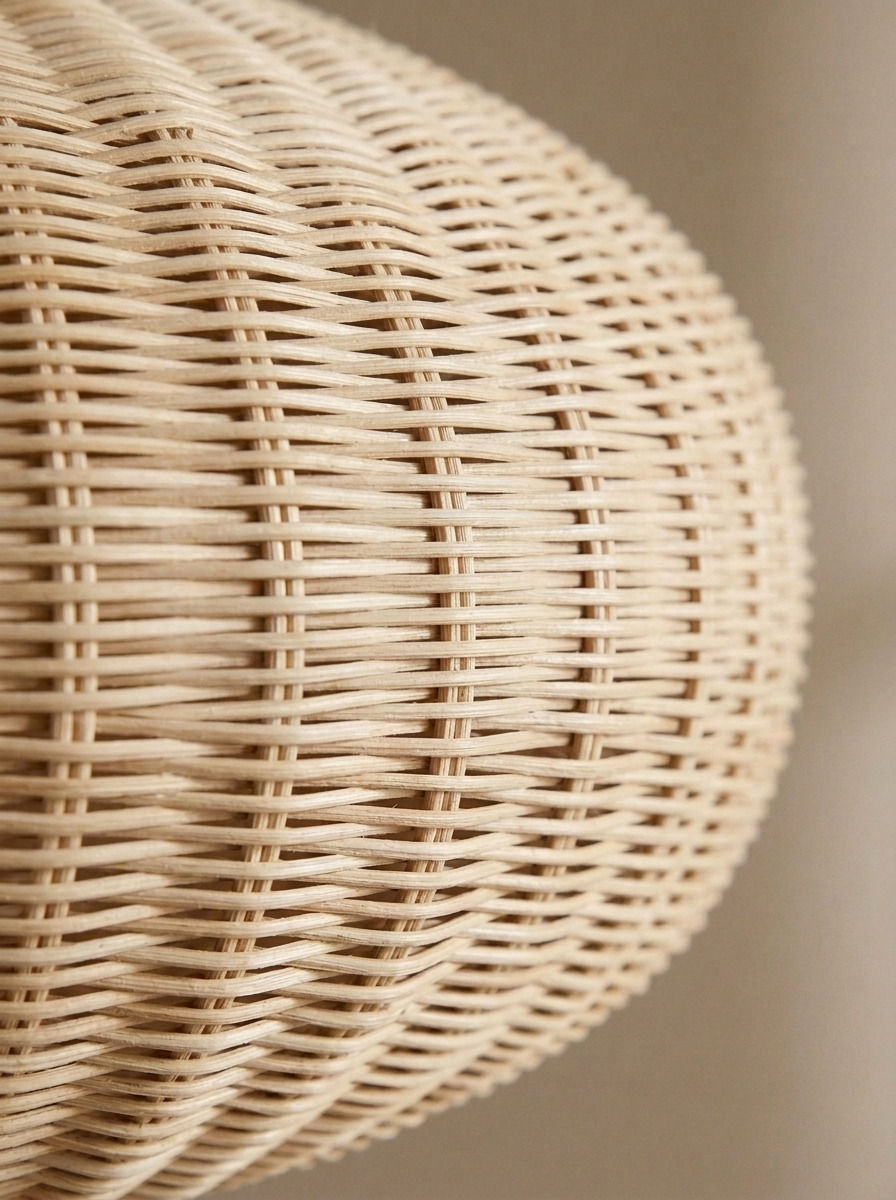 AWA RATTAN LAMP - Bespoke furniture - Detail view