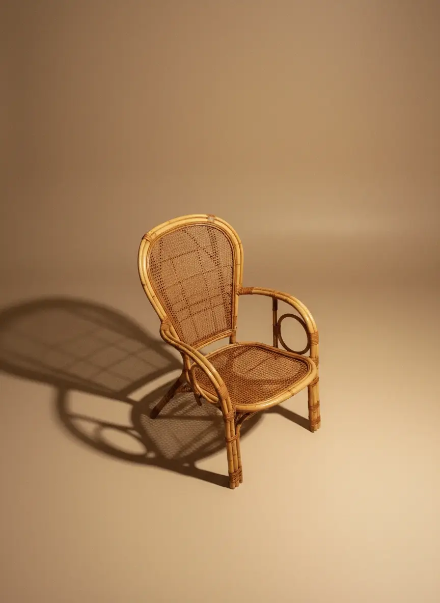 KOA RATTAN CHAIR - Bespoke furniture - High angle view