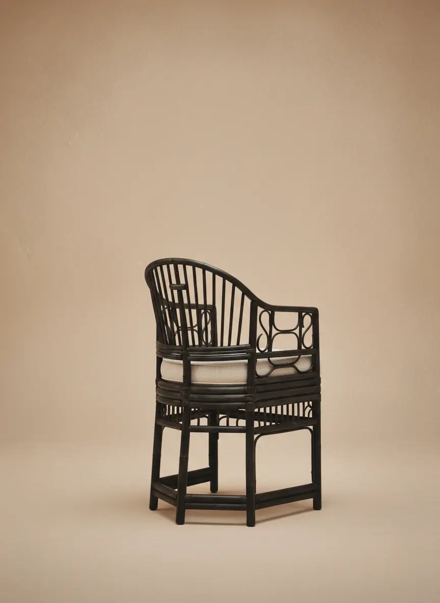 CORE RATTAN CHAIR - Bespoke furniture - Back view
