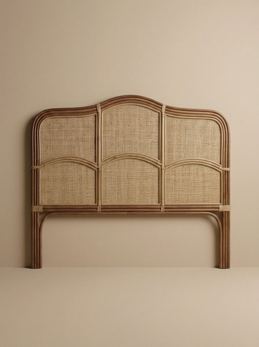 LUR RATTAN HEADBOARD - Bespoke furniture - Front view