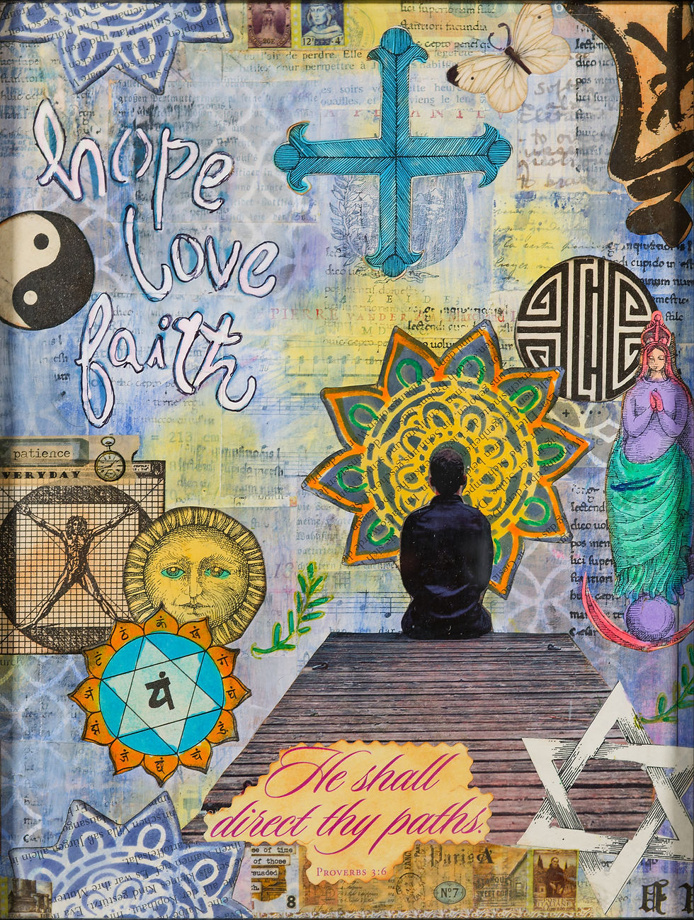 The Holy Dharma (member collage artwork)