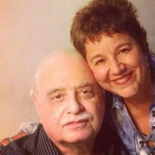 Eleonora Santa Rosa com Augusto de Campos, em SP, no lançamento do livro NÃO!