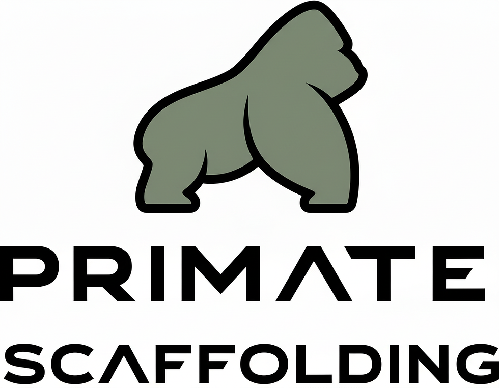Primate Productions stylized gorilla silhouette logo