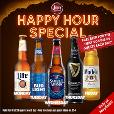 🎉Happy Hour just got Juicy in Mayfield Heights!🍻