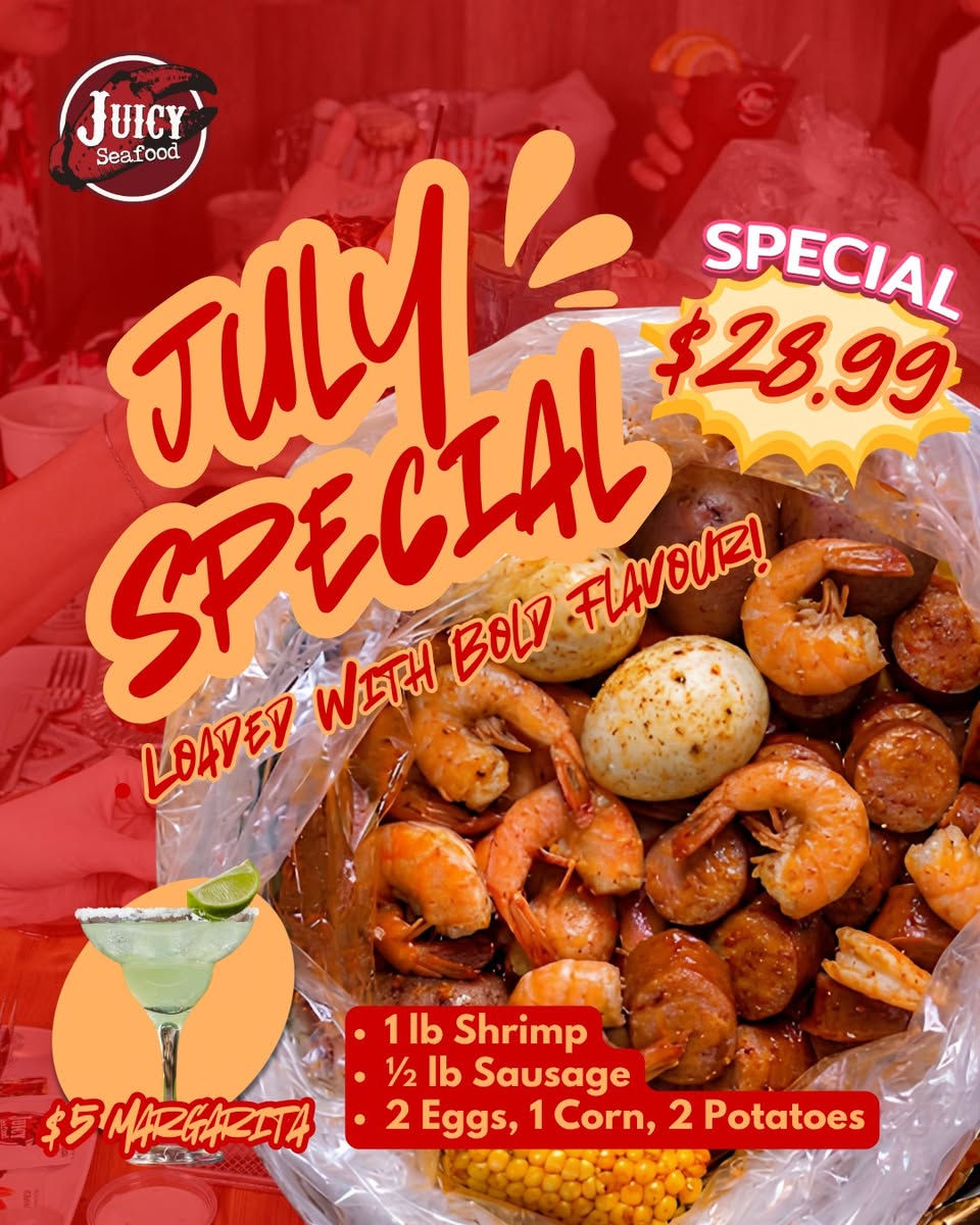 🦐 𝗧𝗵𝗿𝗲𝗲 𝗦𝗲𝗮𝗳𝗼𝗼𝗱 𝗦𝗽𝗲𝗰𝗶𝗮𝗹𝘀. 𝗢𝗻𝗲 𝗗𝗲𝗹𝗶𝗰𝗶𝗼𝘂𝘀 𝗖𝗵𝗼𝗶𝗰𝗲. 🦀