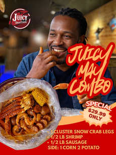 Juicy May Combo + 20% Seafood Boils 🔥🔥