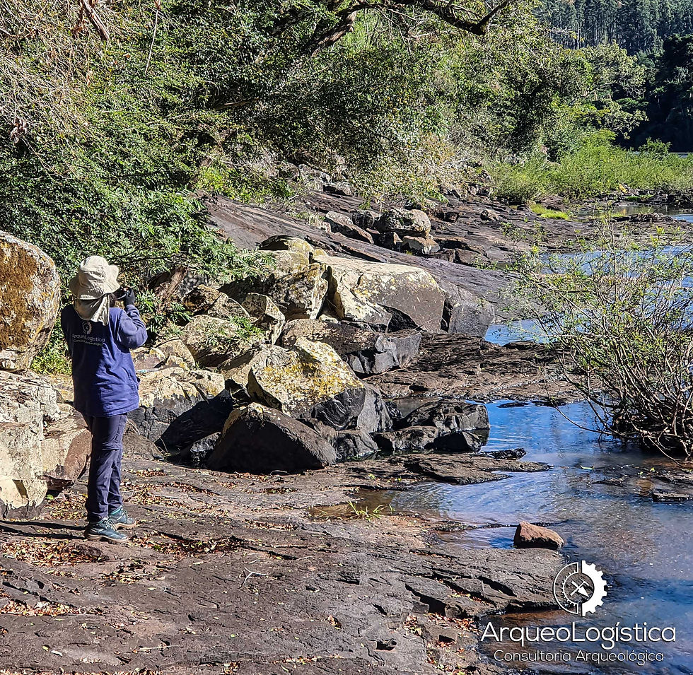 Pesquisa Arqueológica na região de Grandes Rios, Paraná