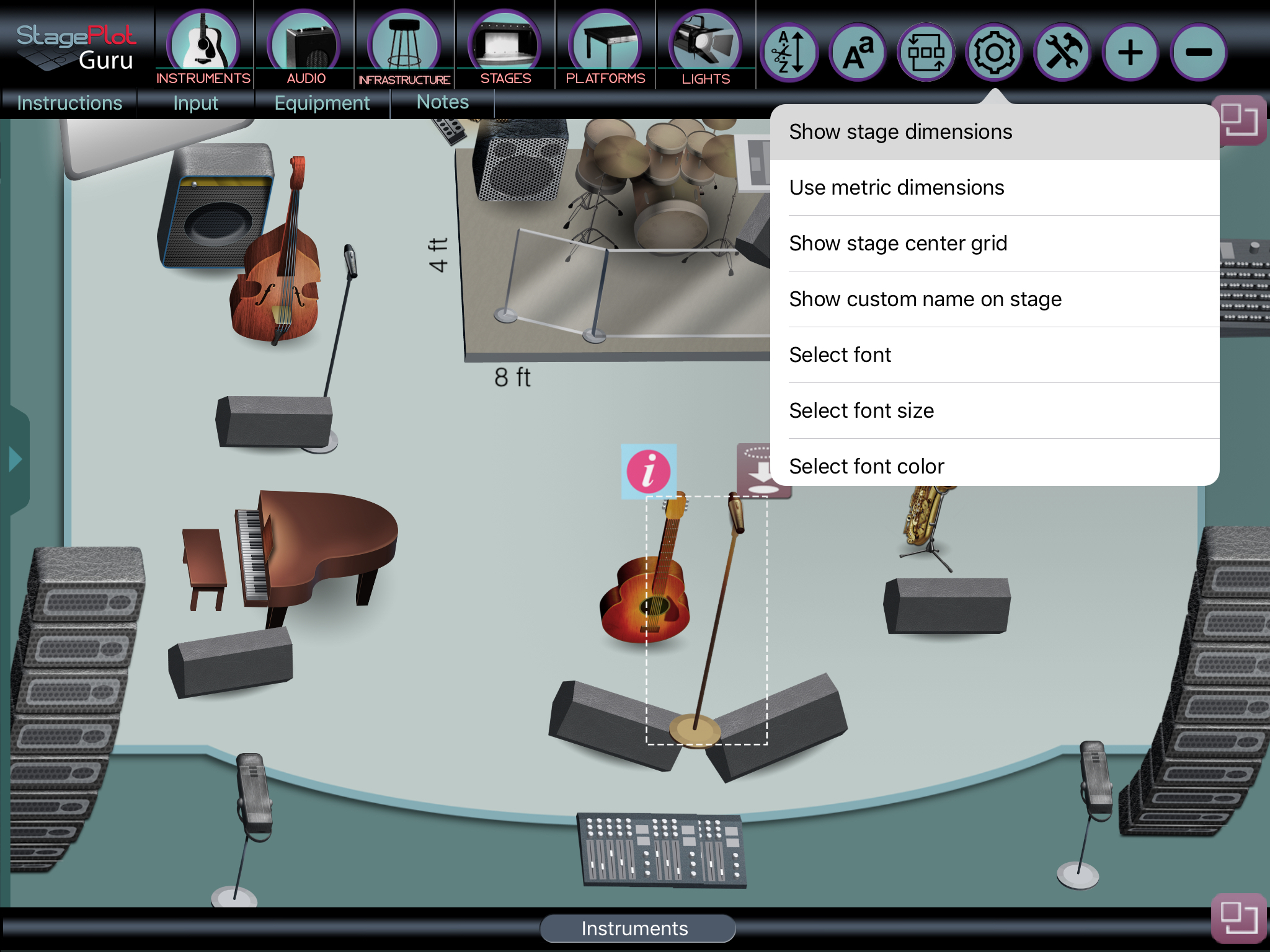 Settings Menu