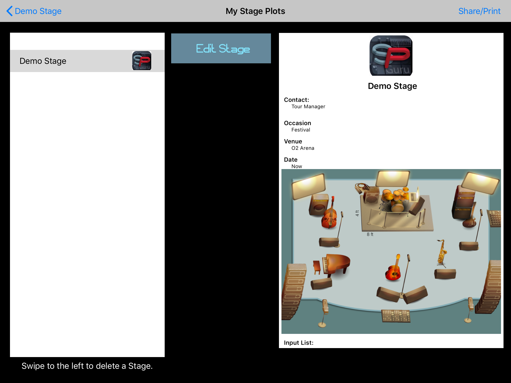 My Stage Plots