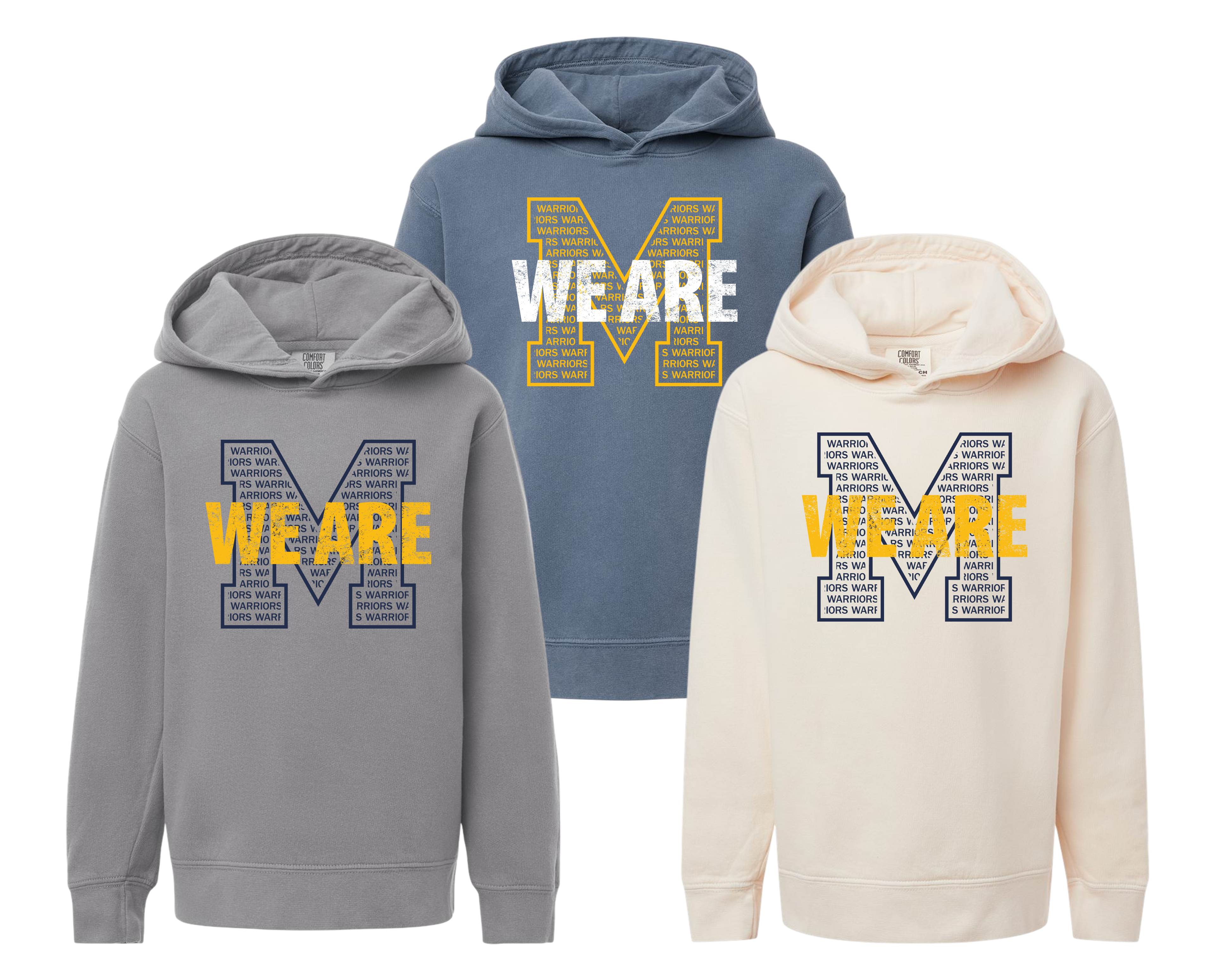 Comfort Colors Youth Garment-Dyed Lightweight Fleece Hooded Sweatshirt