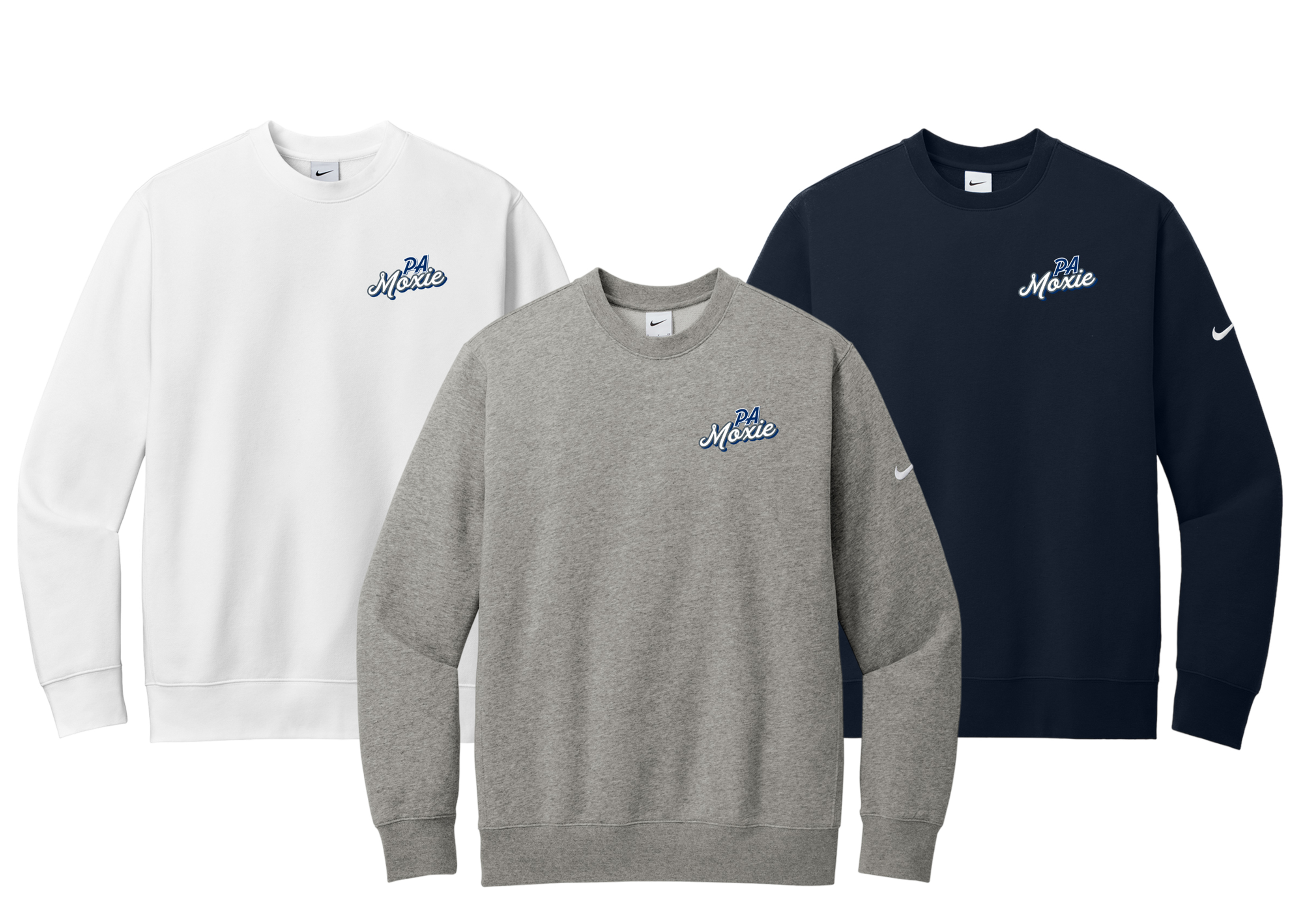 Nike Club Fleece Sleeve Swoosh Crew