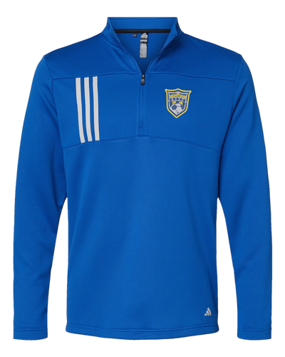adidas Badge Of Sport 3-Stripe Cotton Fleece Pullover