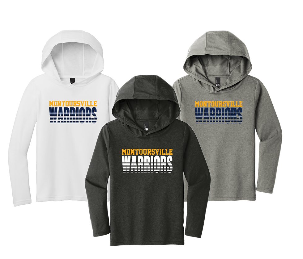 Thumbnail: District ® Youth Perfect Tri ® Lightweight Long Sleeve-Tee Hoodie