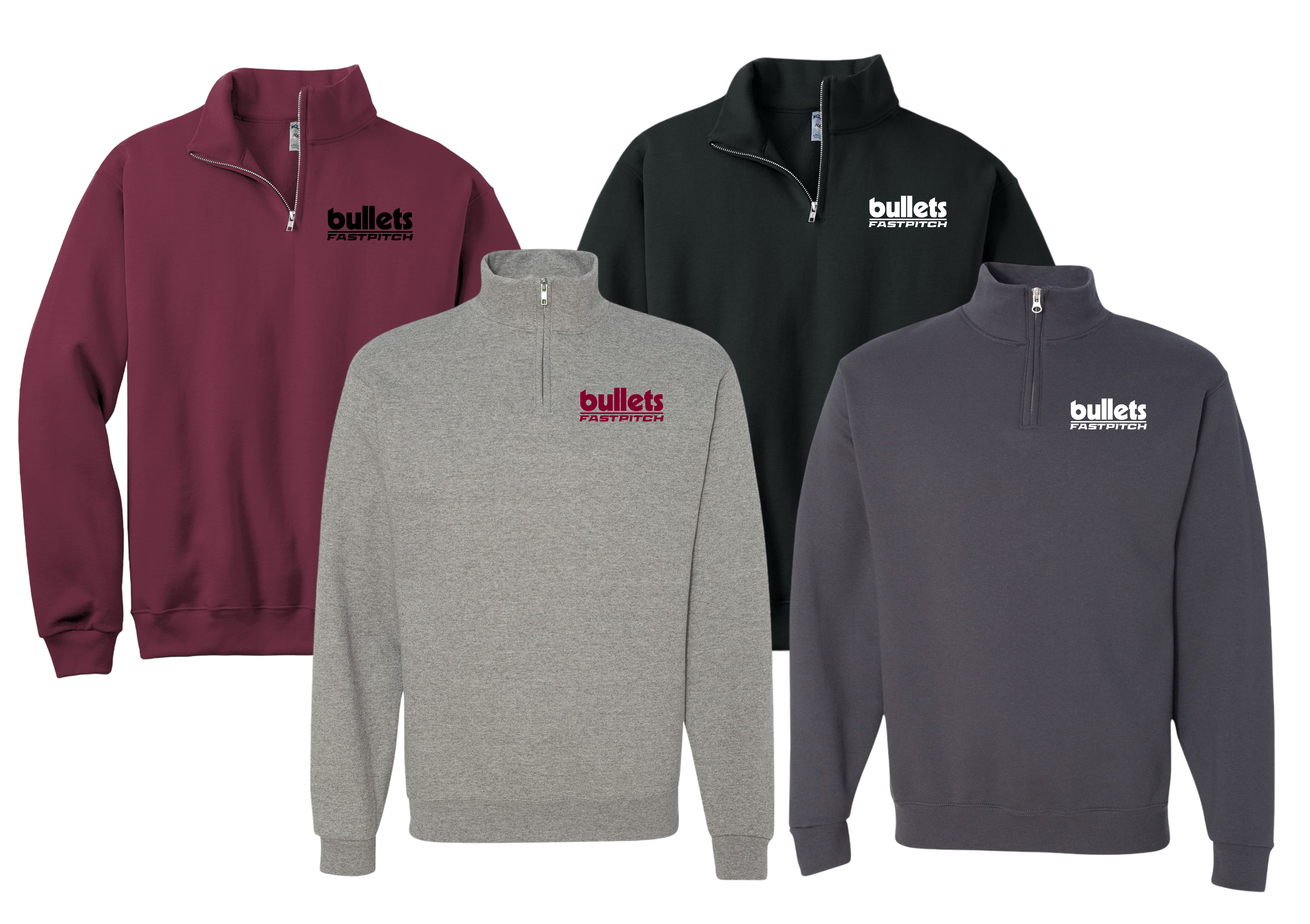 Jerzees® - NuBlend® 1/4-Zip Cadet Collar Sweatshirt