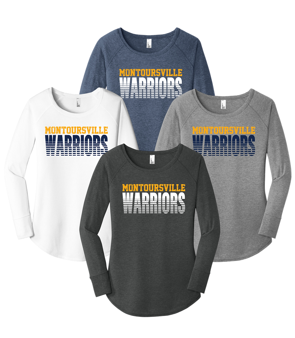 Thumbnail: District ® Women’s Perfect Tri ® Long Sleeve Tunic Tee