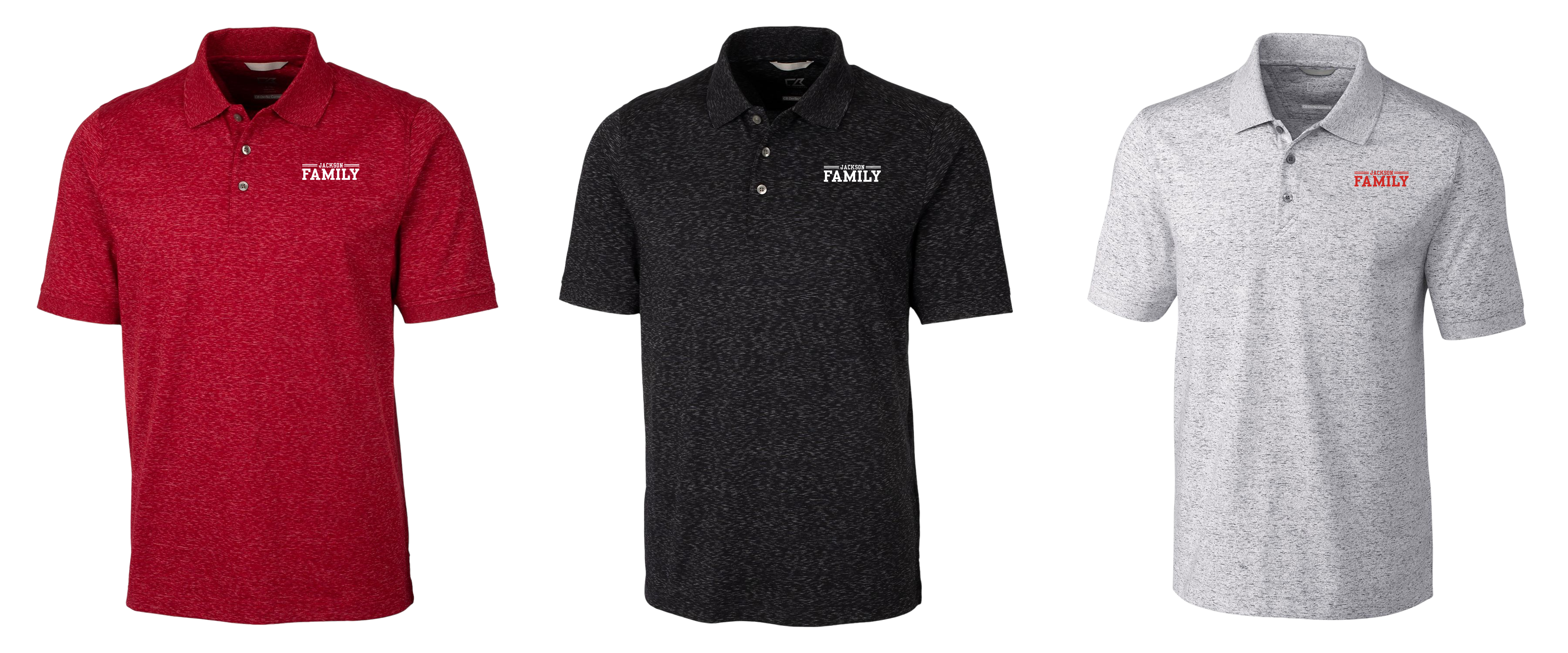 Cutter & Buck Advantage Tri-Blend Space Dye Mens Polo