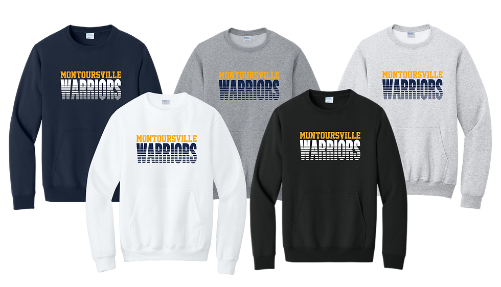 Thumbnail: Port & Co™ Core Fleece Crewneck Pocket Sweatshirt