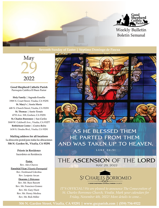 Bulletins | Good Shepherd Catholic Parish