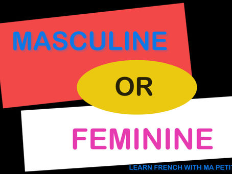 Masculine ou Feminine- m.p.f-G101