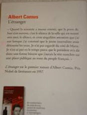 Thumbnail: L’étranger-Albert Camus.