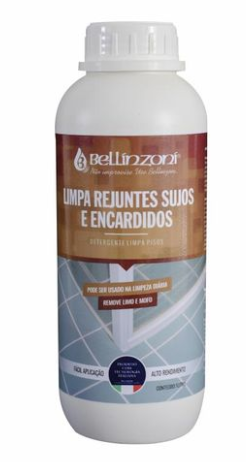 Limpador de rejunte sujo e encardido