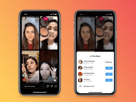 Instagram : Live Rooms