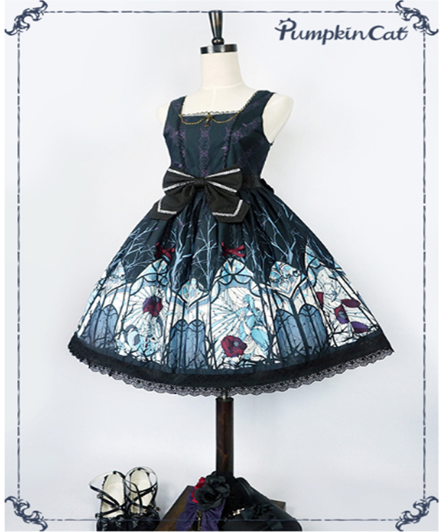 Thumbnail: Pumpkin Cat ~Beuaty the Rose~ JSK