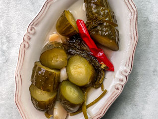Homemade Lacto-Fermented Gherkins – Inspired by Turkish Traditions and a Few Personal Twists
