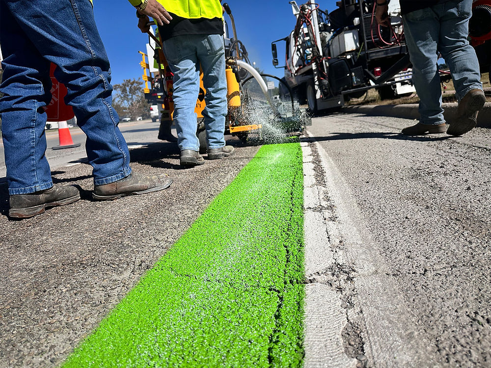 RideSafe by Preform, LLC Sprayed and Extruded Surface Treatment