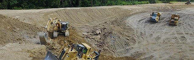 Catepillar equipment, dozer, excavator, excavation, rock truck